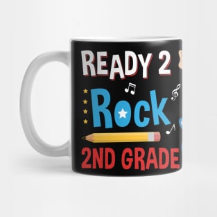 Ready To R0ck 2nd Grade Back To School T-shirt Mug